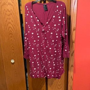 Star print night shirt from HM+!!